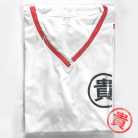 เสื้อ คอวี ขนาด 48 นิ้ว 3XL  บรรจุ 1 ตัว สีขาว รูป 3